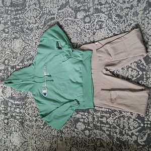 Champion hoodie jogger set